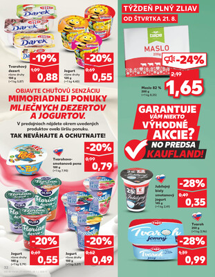 Kaufland 21.8. - 27.8. - Kaufland Tvrdošín