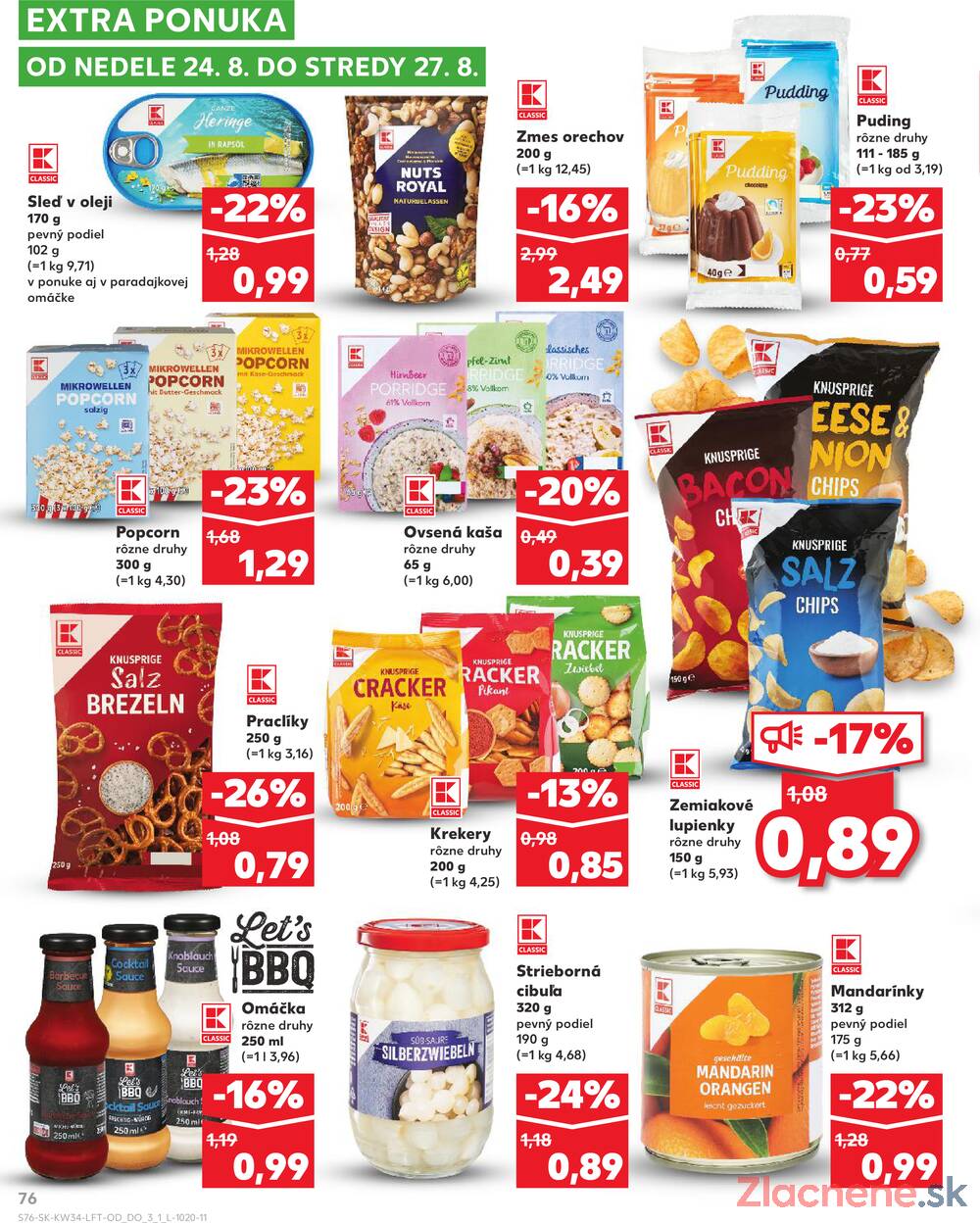 Leták Kaufland - Kaufland 21.8. - 27.8. - Kaufland Detva - strana 76