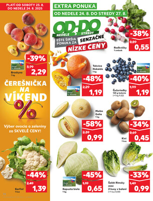 Kaufland 21.8. - 27.8. - Kaufland Bytča