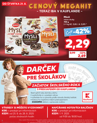 Kaufland 21.8. - 27.8. - Kaufland Spišská Nová Ves