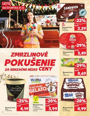 Kaufland 21.8. - 27.8. - Kaufland Spišská Nová Ves