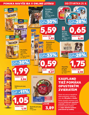 Kaufland 21.8. - 27.8. - Kaufland Spišská Nová Ves