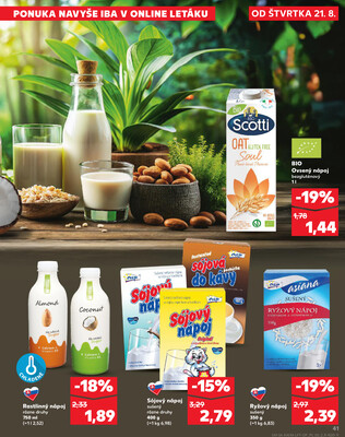 Kaufland 21.8. - 27.8. - Kaufland Vranov nad Topľou