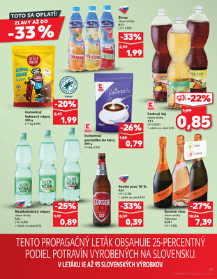 Kaufland 21.8. - 27.8. - Kaufland Vranov nad Topľou
