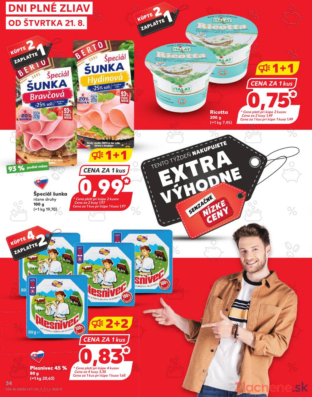 Leták Kaufland - Kaufland 21.8. - 27.8. - Kaufland Stará Ľubovňa - strana 34