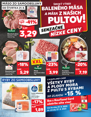 Kaufland 21.8. - 27.8. - Kaufland Kežmarok
