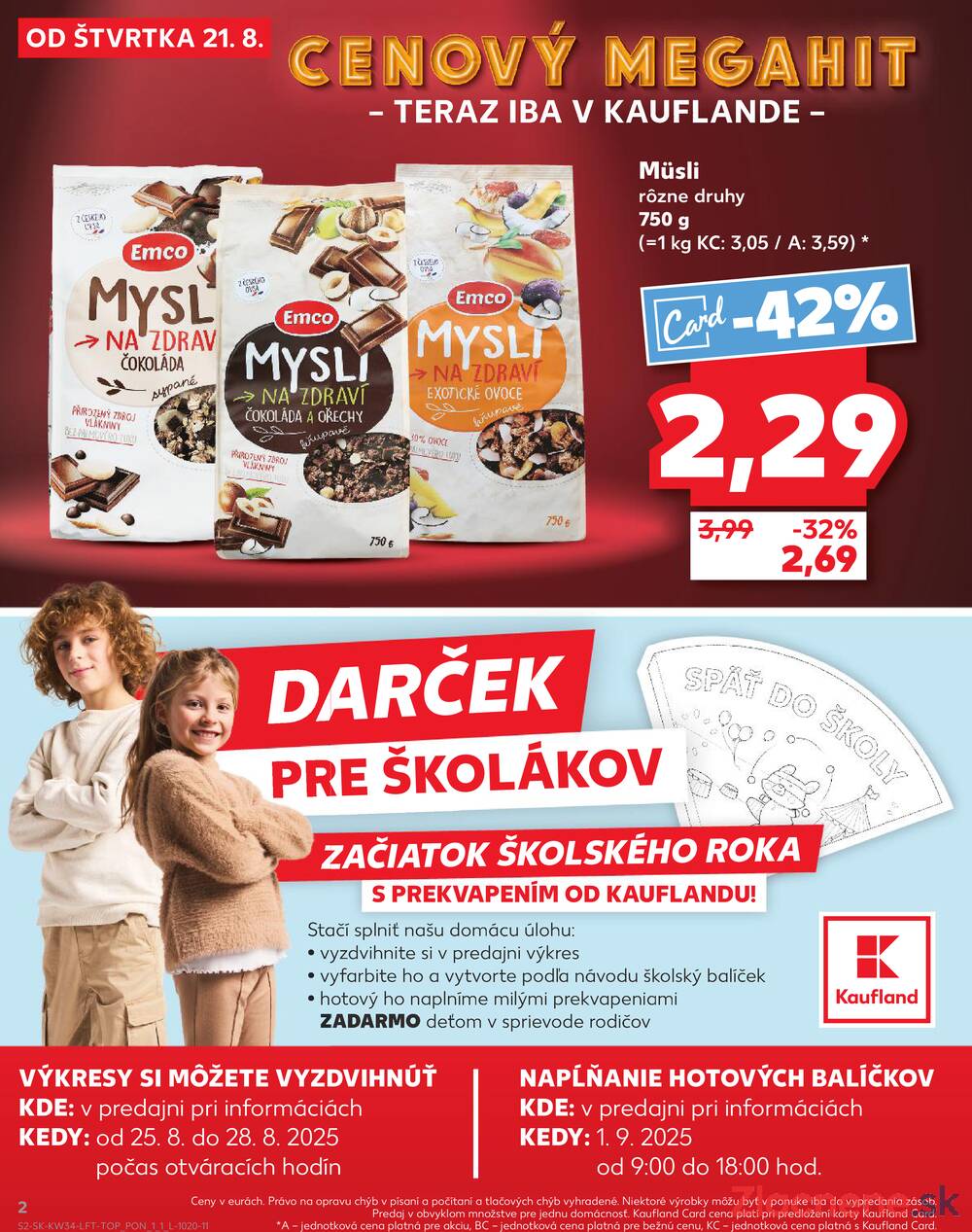Leták Kaufland - Kaufland 21.8. - 27.8. - Kaufland Rožňava - strana 2