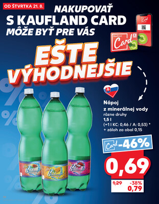 Kaufland 21.8. - 27.8. - Kaufland Svidník