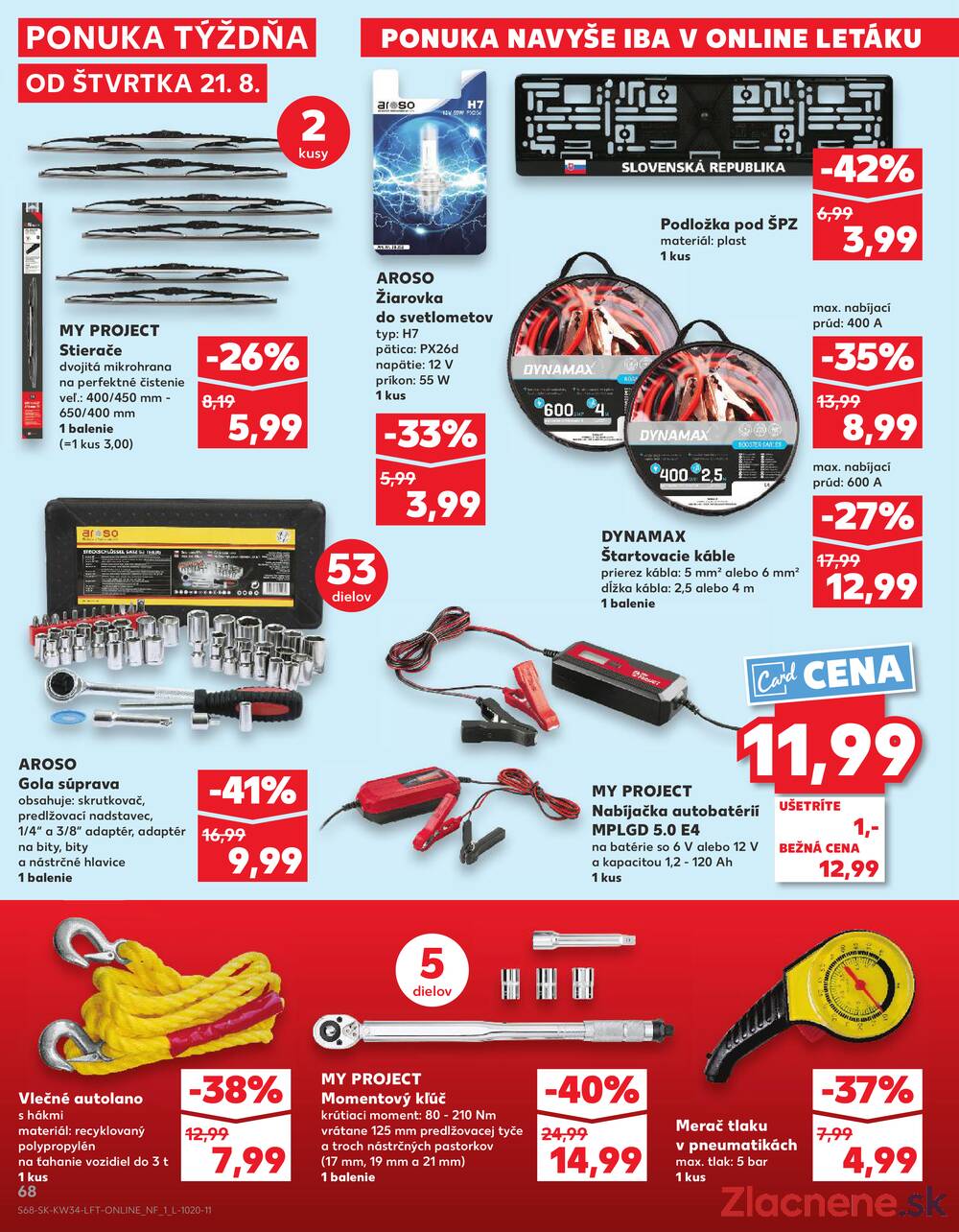 Leták Kaufland - Kaufland 21.8. - 27.8. - Kaufland Michalovce (Humenská cesta) - strana 68