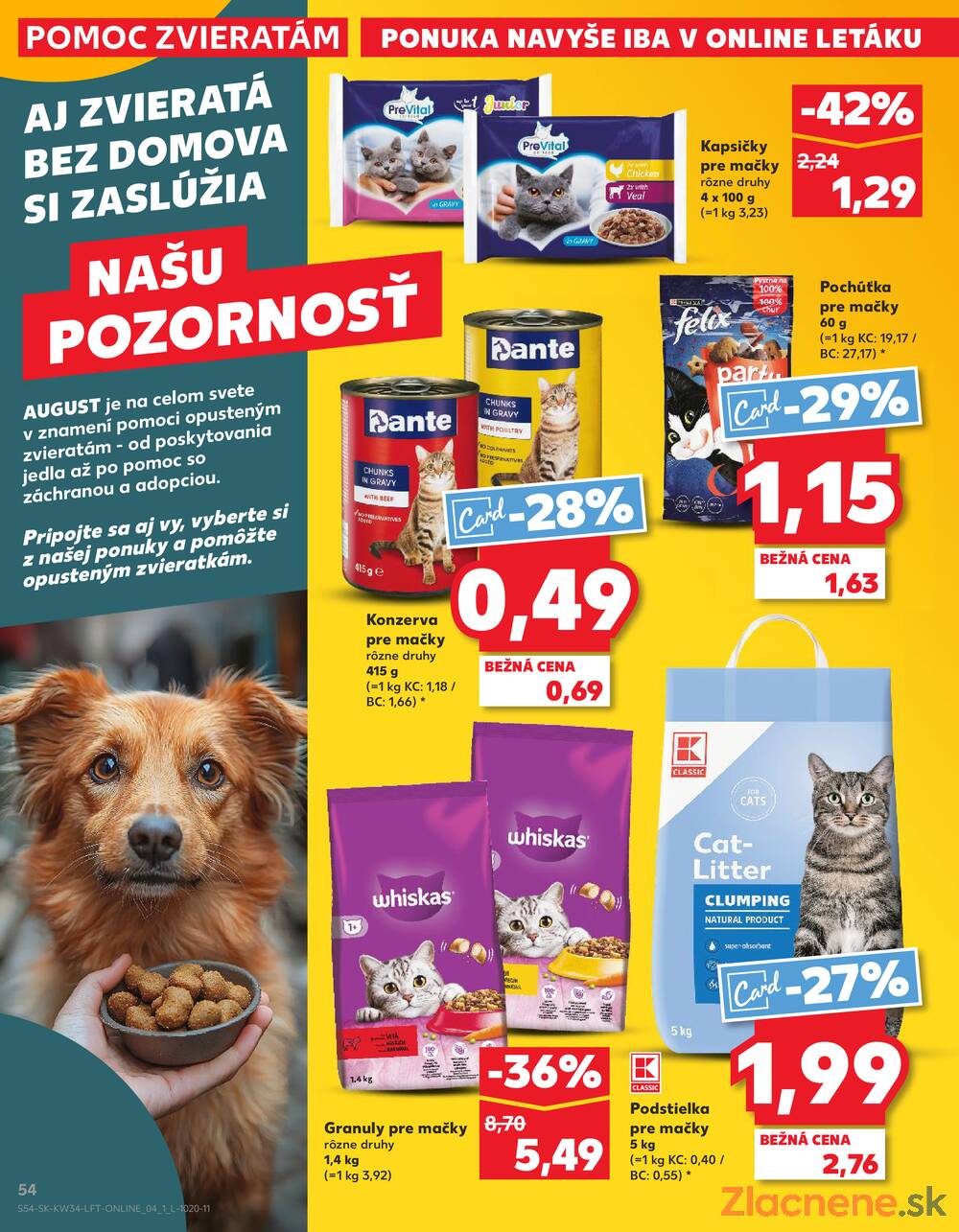 Leták Kaufland - Kaufland 21.8. - 27.8. - Kaufland Trnava - Nová ul. - strana 54