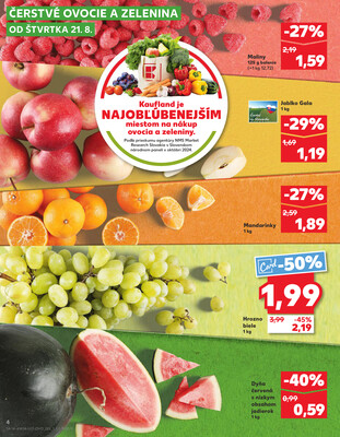 Kaufland 21.8. - 27.8. - Kaufland Trnava - Nová ul.