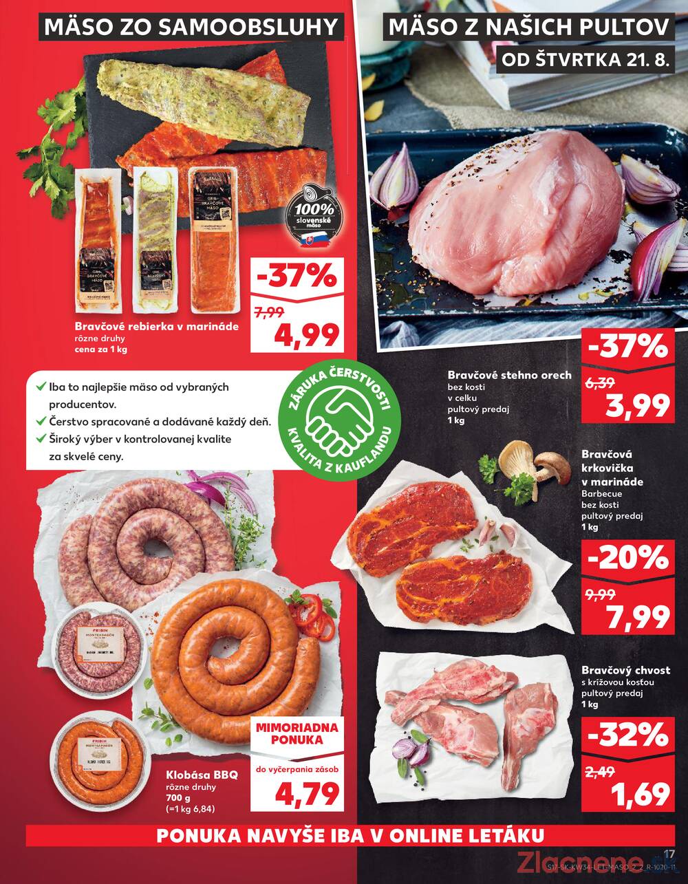 Leták Kaufland - Kaufland 21.8. - 27.8. - Kaufland Topoľčany - strana 17