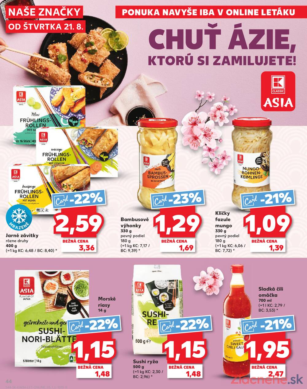 Leták Kaufland - Kaufland 21.8. - 27.8. - Kaufland Senica - strana 44