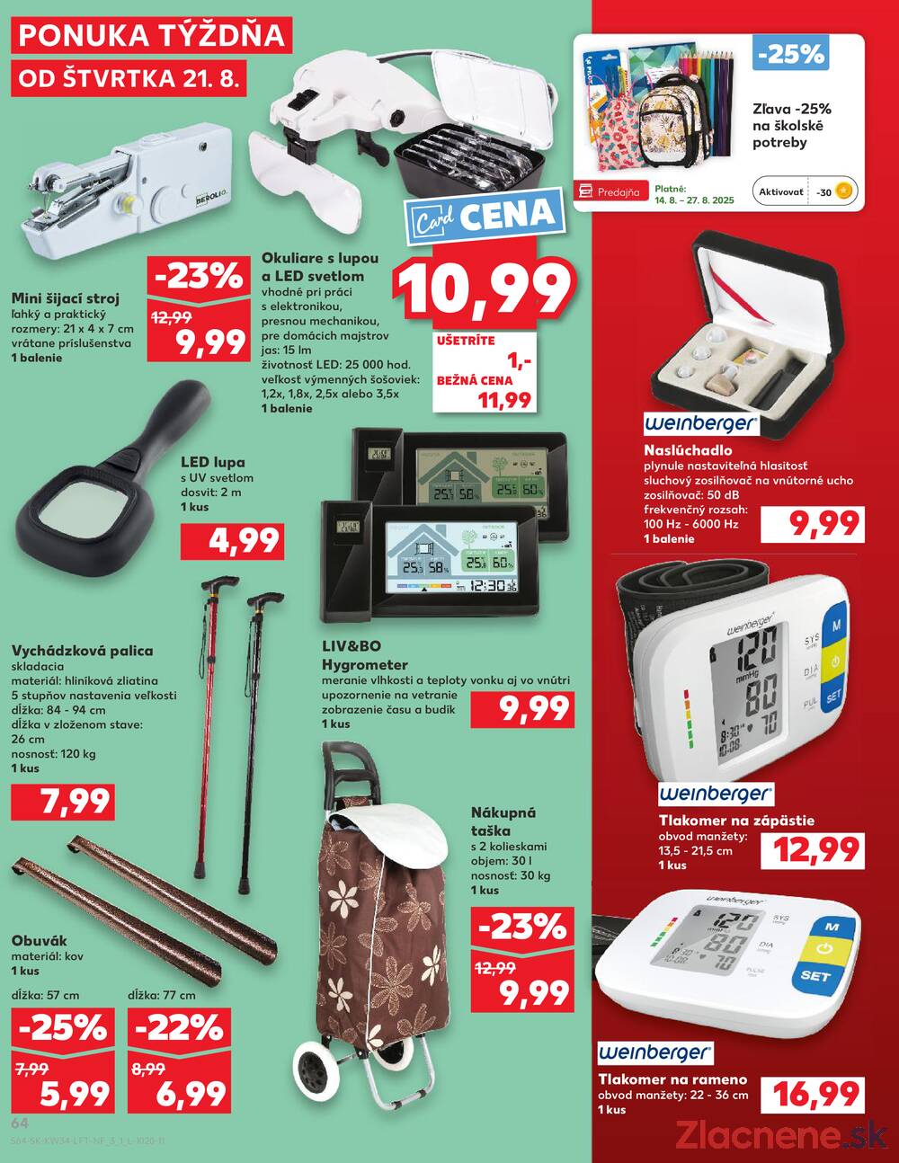 Leták Kaufland - Kaufland 21.8. - 27.8. - Kaufland Košice - Popradská  - strana 64