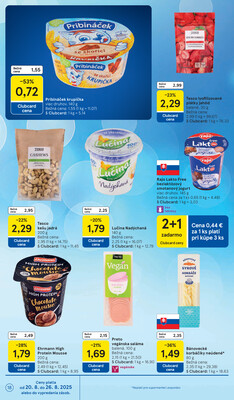 Tesco supermarkety od 20.8. do 26.8.2025