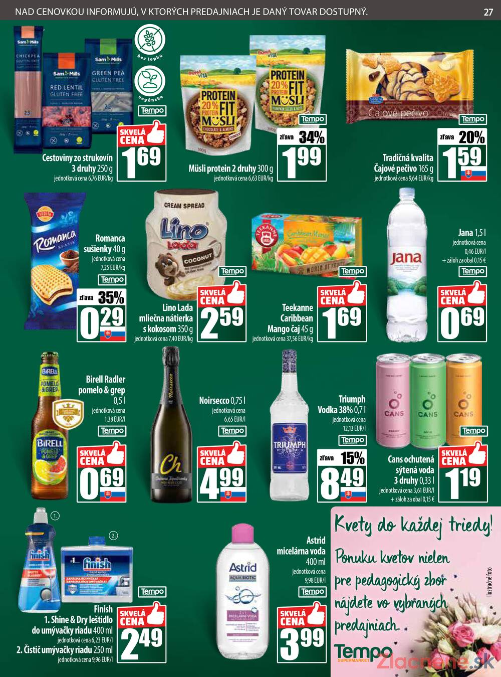 Leták COOP Jednota Slovensko - COOP do 27.8. - strana 27