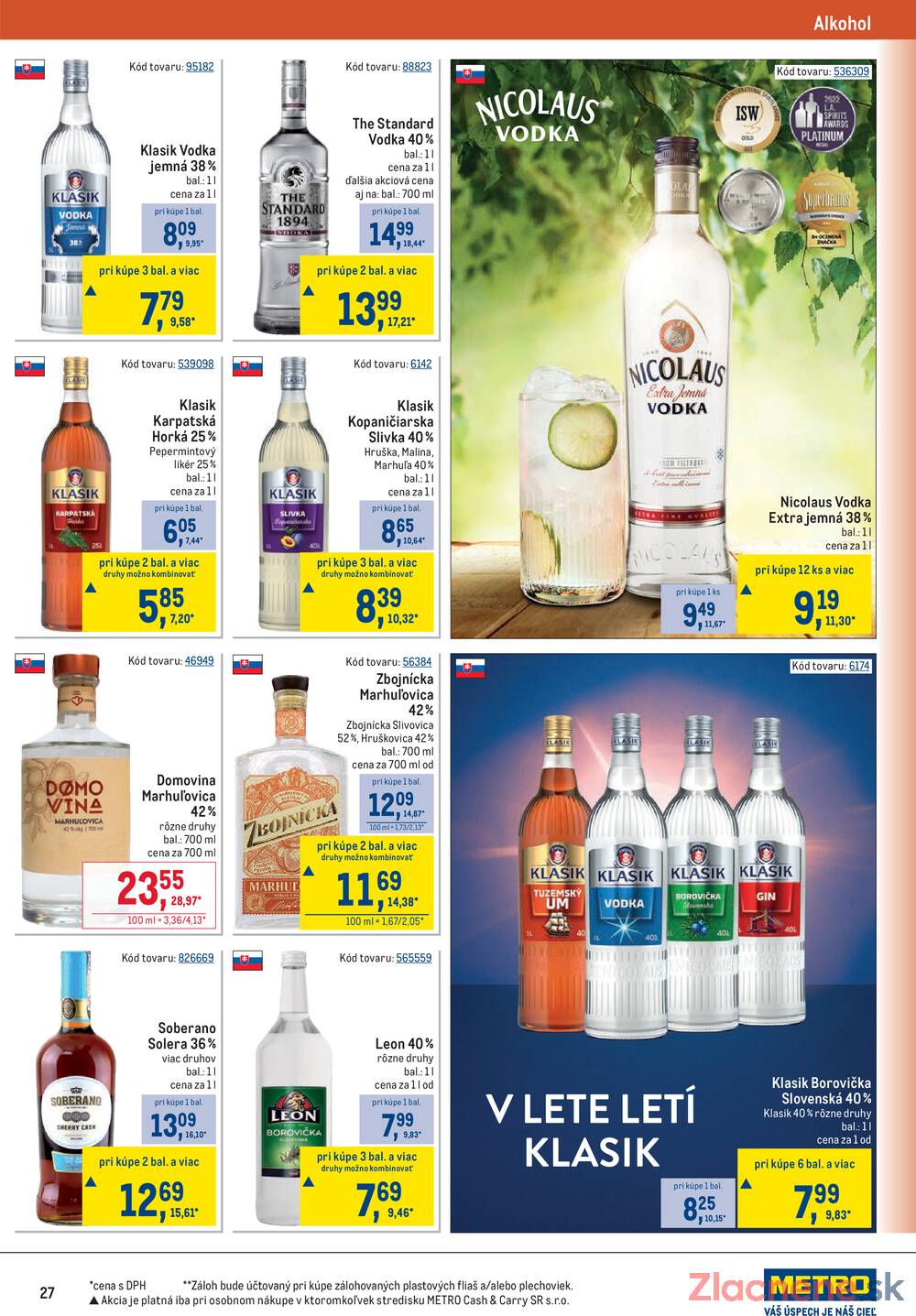 Leták METRO - Metro Gastronomie do 9.9. - strana 27