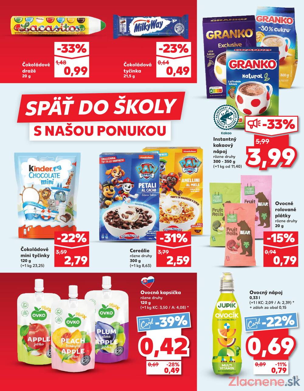 Leták Kaufland - Kaufland 28.8. - 3.9. - Kaufland Detva - strana 43
