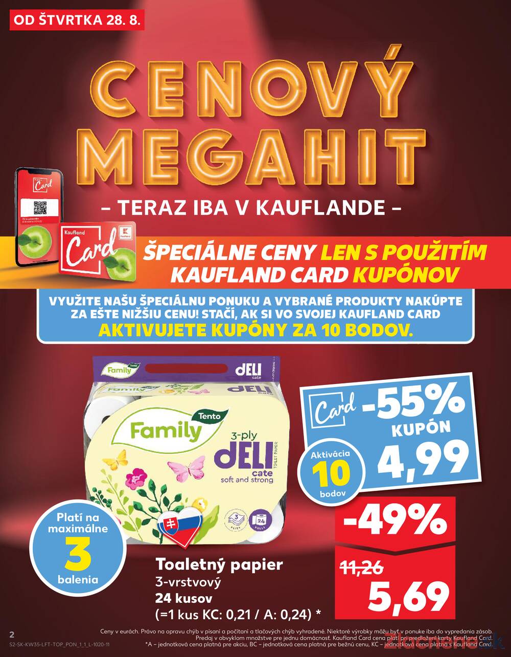 Leták Kaufland - Kaufland 28.8. - 3.9. - Kaufland Partizánske - strana 2