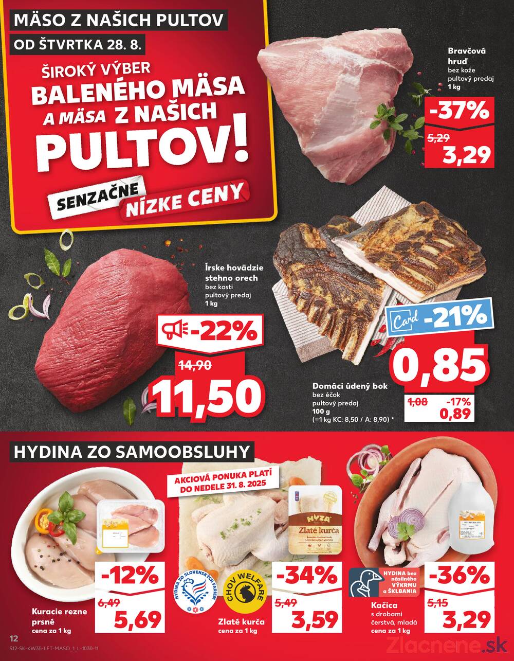 Leták Kaufland - Kaufland 28.8. - 3.9. - Kaufland Bratislava Danubia – Panónska cesta - strana 12