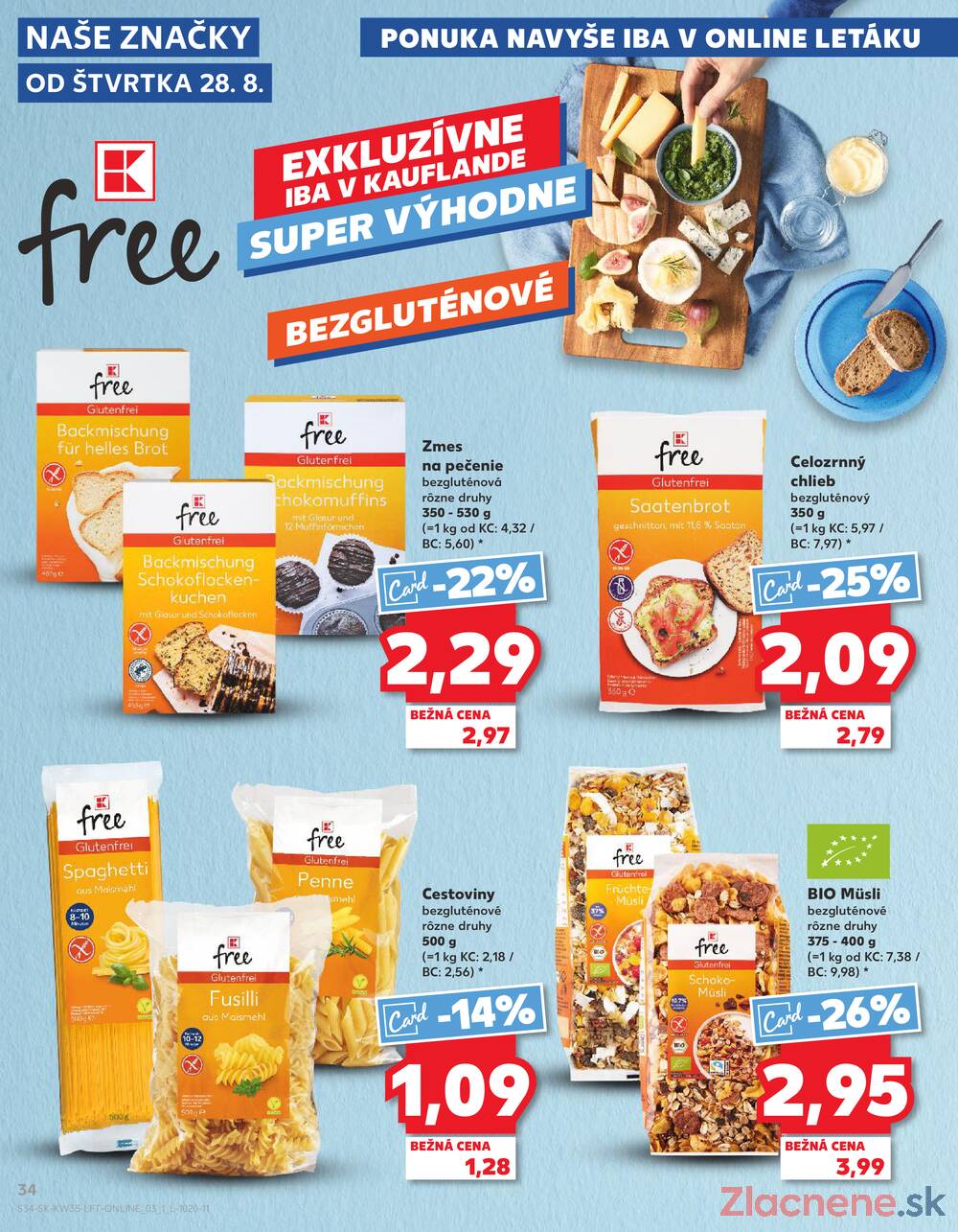Leták Kaufland - Kaufland 28.8. - 3.9. - Kaufland Trnava - Nová ul. - strana 34