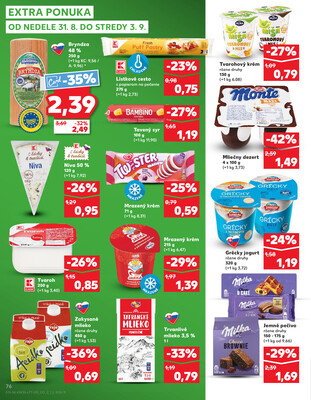 Kaufland 28.8. - 3.9. - Kaufland Topoľčany
