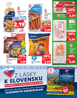 Kaufland 28.8. - 3.9. - Kaufland Malacky