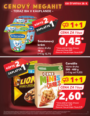 Kaufland 28.8. - 3.9. - Kaufland (Harmincova, Bratislava - Dúbravka)