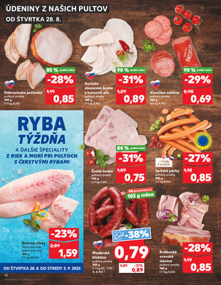 Kaufland 28.8. - 3.9. - Kaufland (Harmincova, Bratislava - Dúbravka)