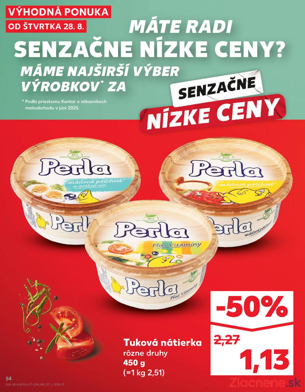 Leták Kaufland - Kaufland 28.8. - 3.9. - Kaufland Liptovský Mikuláš - strana 54