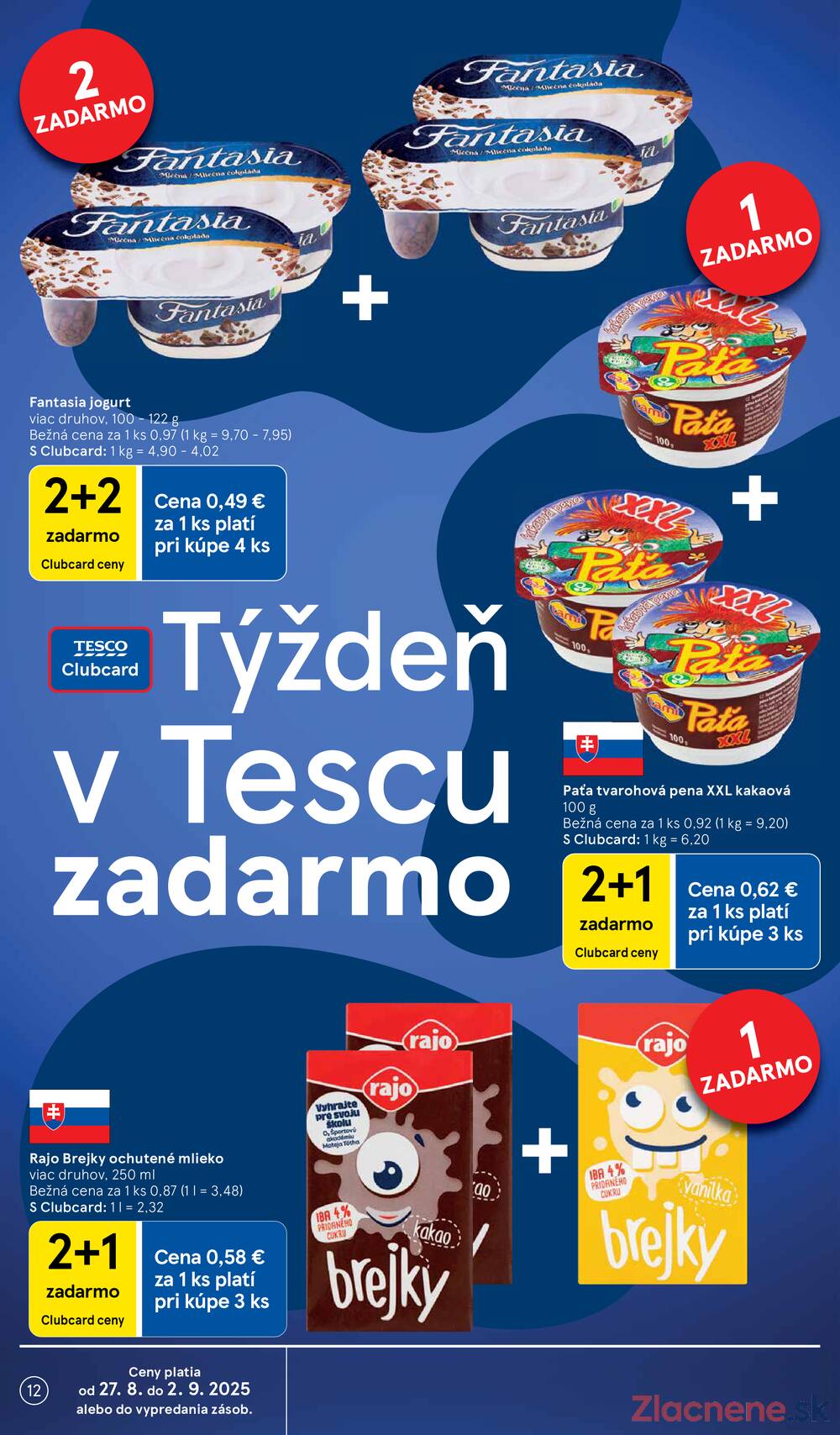 Leták Tesco - Tesco supermarkety od 27.8. do 2.9.2025 - strana 12 Leták Tesco - Tesco supermarkety od 27.8. do 2.9.2025 - strana 12