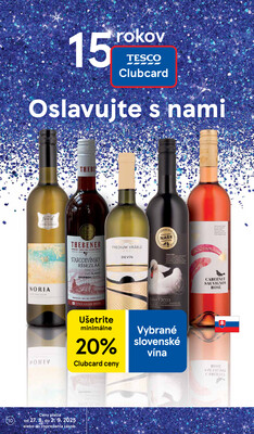 Tesco supermarkety od 27.8. do 2.9.2025