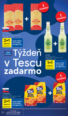 Tesco supermarkety od 27.8. do 2.9.2025