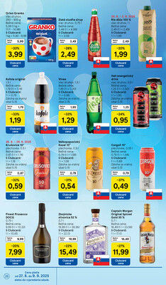 Tesco malé hypermarkety od 27.8. do 2.9.2025