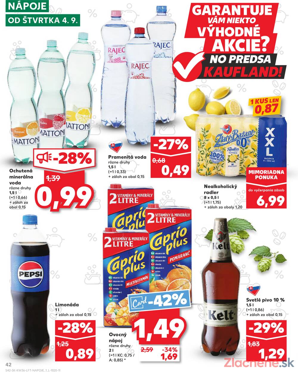 Leták Kaufland - Kaufland 4.9. - 10.9. - Kaufland Michalovce - strana 42