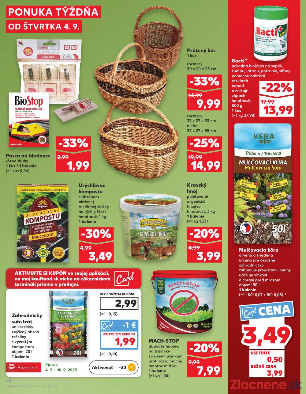 Leták Kaufland - Kaufland 4.9. - 10.9. - Kaufland Michalovce - strana 58