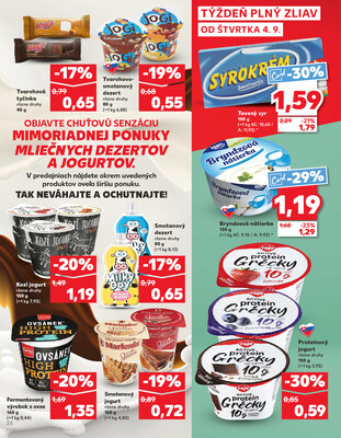 Kaufland 4.9. - 10.9. - Kaufland Michalovce