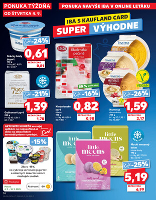 Kaufland 4.9. - 10.9. - Kaufland Michalovce