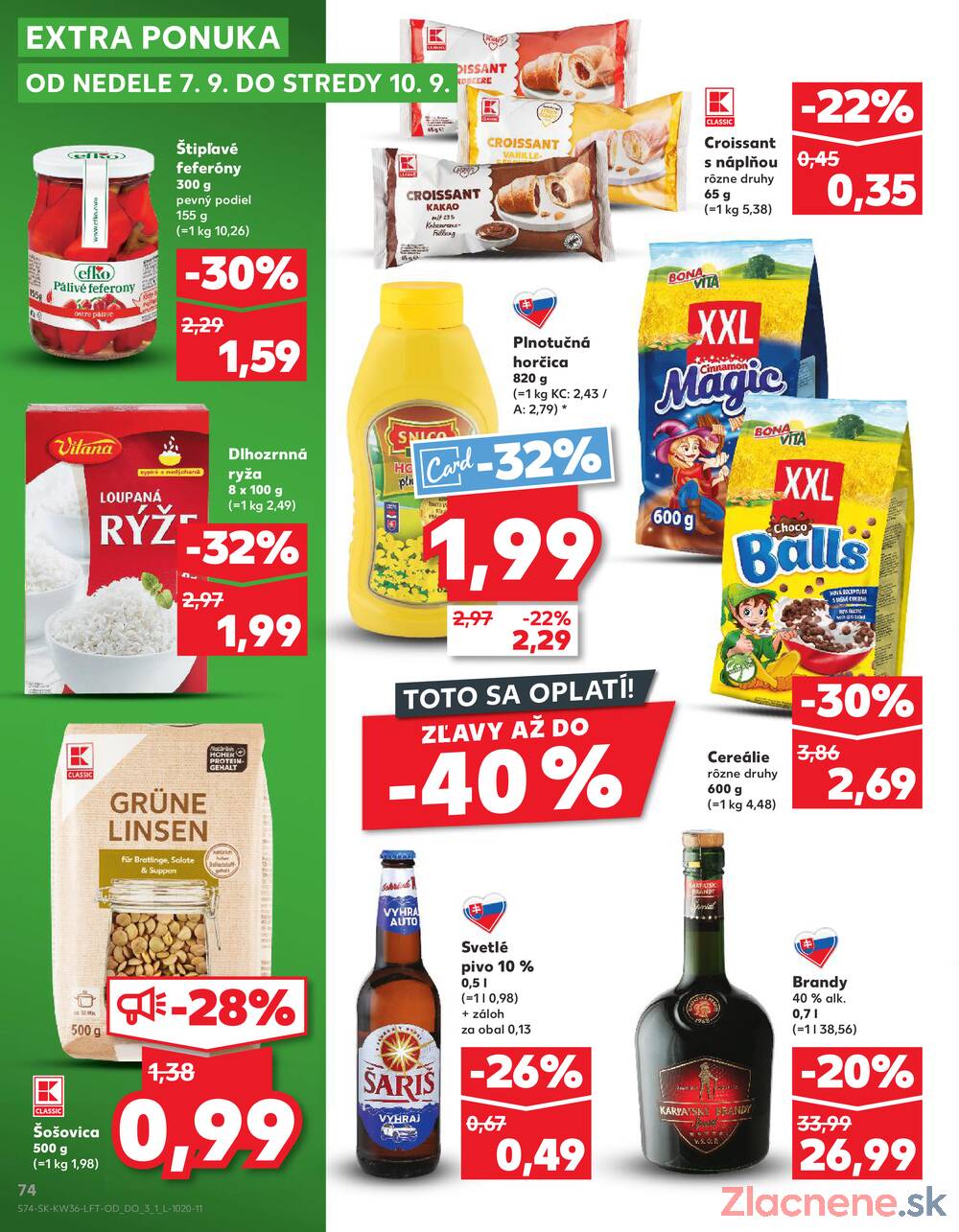 Leták Kaufland - Kaufland 4.9. - 10.9. - Kaufland Dubnica nad Váhom - strana 74
