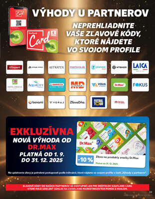 Kaufland 4.9. - 10.9. - Kaufland Dubnica nad Váhom