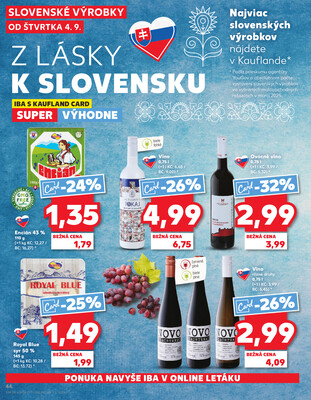 Kaufland 4.9. - 10.9. - Kaufland Dubnica nad Váhom