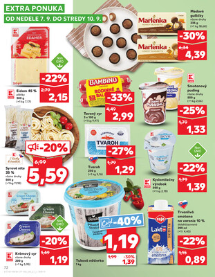 Kaufland 4.9. - 10.9. - Kaufland Dubnica nad Váhom