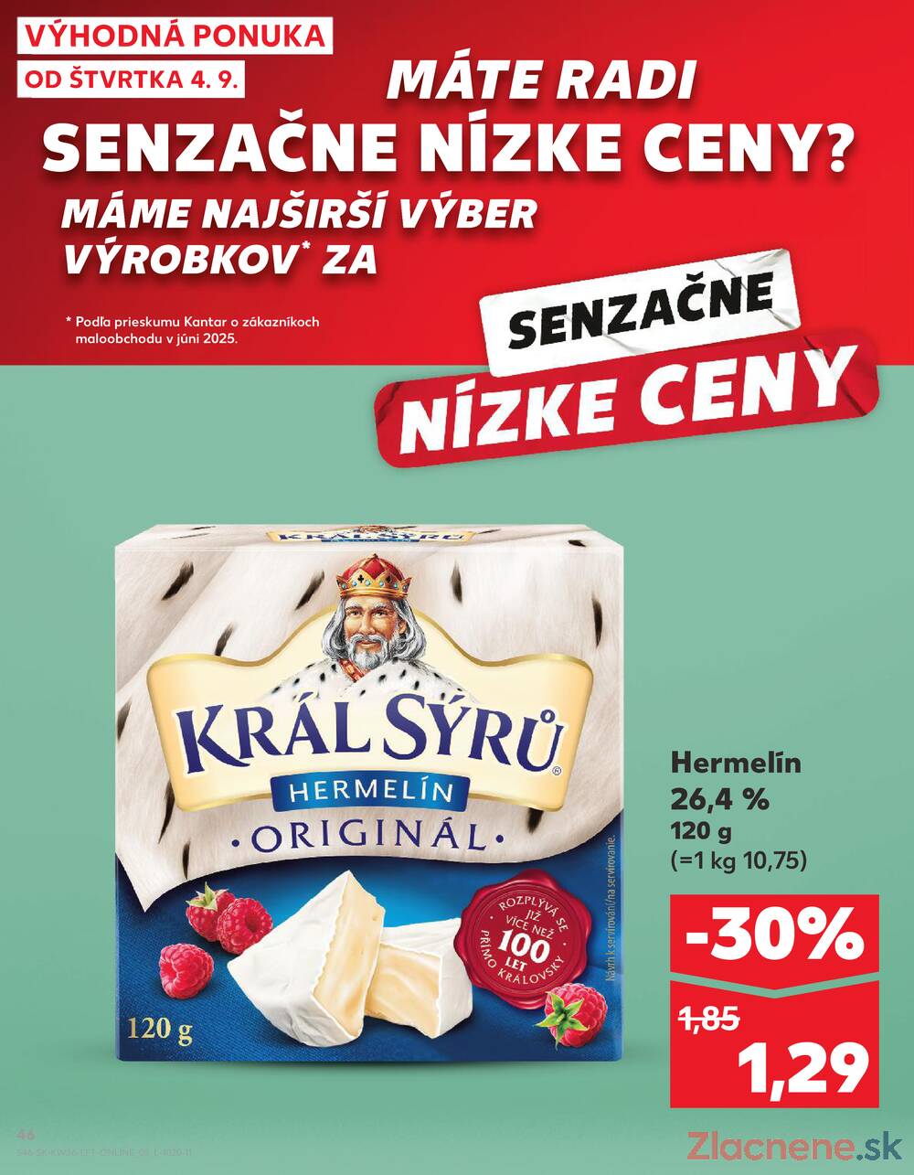 Leták Kaufland - Kaufland 4.9. - 10.9. - Kaufland Poprad - Jiřího Wolkera - strana 46