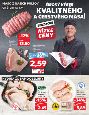 Kaufland 4.9. - 10.9. - Kaufland Poprad - Jiřího Wolkera