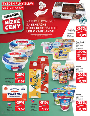 Kaufland 4.9. - 10.9. - Kaufland Poprad - Jiřího Wolkera