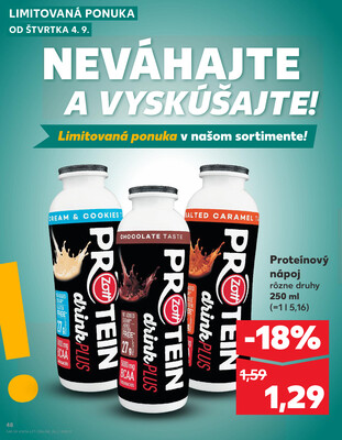 Kaufland 4.9. - 10.9. - Kaufland Poprad - Jiřího Wolkera