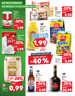 Kaufland 4.9. - 10.9. - Kaufland Veľký Meder