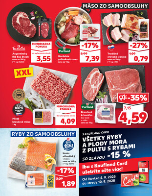 Kaufland 4.9. - 10.9. - Kaufland Topoľčany
