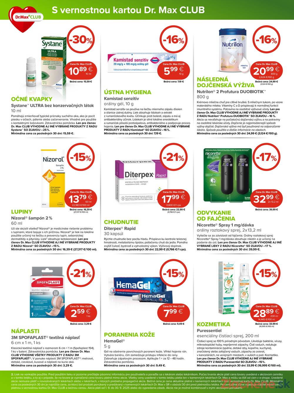 Leták Dr.Max - Dr.Max do 30.9. - strana 6