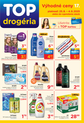 TOP drogerie : 1 leták